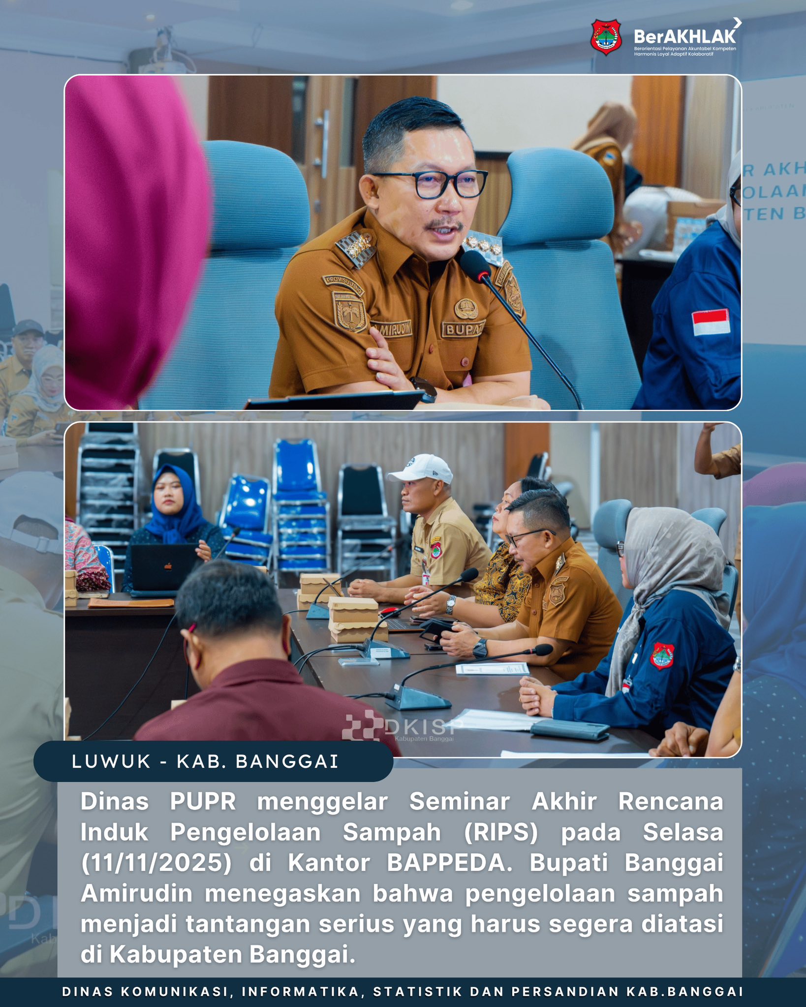 Seminar Akhir Rencana Induk Pengelolaan Sampah (RIPS)