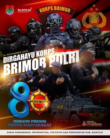 Dirgahayu Korps BRIMOB Republik Indonesia