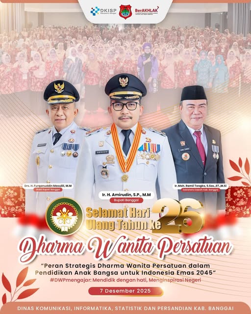 Selamat Hari Ulang Tahun DHARMA WANITA PERSATUAN Ke 26