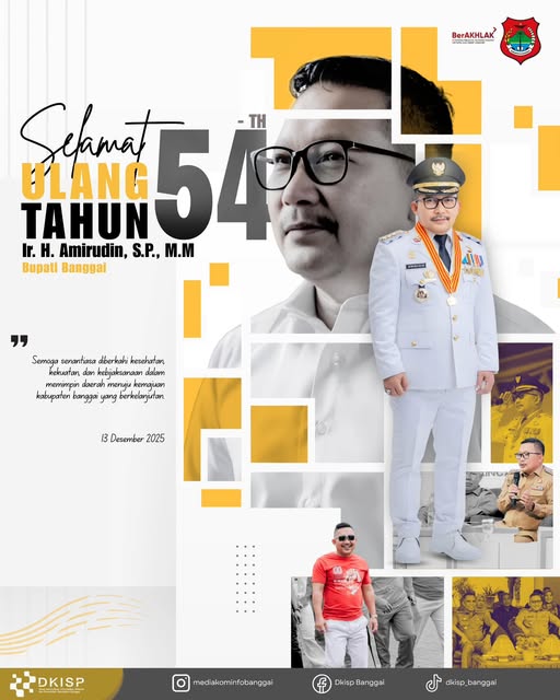 Selamat Ulang Tahun ke-54 Bupati Banggai