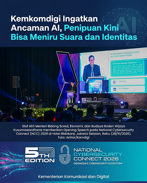 Kemkomdigi Ingatkan Ancaman AI, Penipuan Kini Bisa Meniru Suara dan Identitas